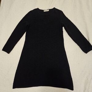 Italian wool Otto Marzo navy knit dress